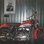 After recording "Heartbreak," Elvis Presley bought a red and white 1956 Harley-Davidson KH