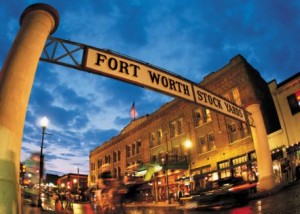 Fort Worth Texas is a fun "Western" town. Photo from Fort Worth Convention and Visitors Bureau
