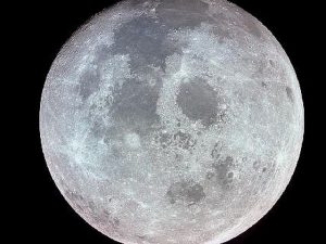 The moon as seen from space. Photo compliments of NASA