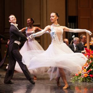 Dancers from the Kiev Aniko Ballet in Symphony center New Year's concert.