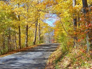 Explore the back roads of Brown County in the fall. Brown County photo