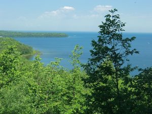 Hike, bike or take the Door County Trolley through Peninsula State Park for great views of Green Bay. Jodie Jacobs photos
