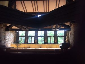 A room on the Taliesin estate of Frank Lloyd Wright (Photos by Jodie Jacobs
