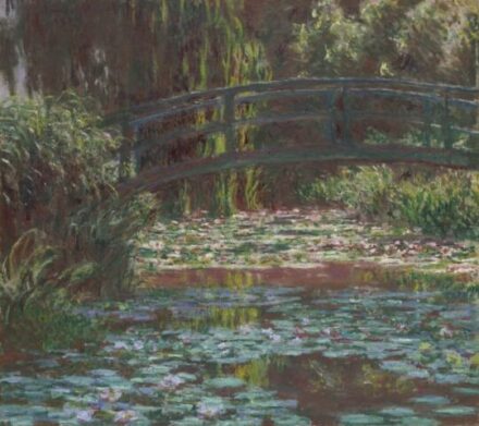 Claude Monet. Water Lily Pond, 1900. The Art Institute of Chicago, Mr. and Mrs. Lewis Larned Coburn Memorial Collection. (Photo courtesy of AIC)