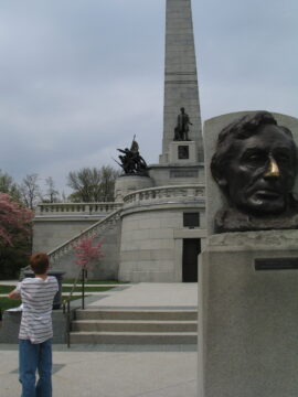 Yes it's OK to touch Lincoln's nose at his tomb. ( Jacobs photo)