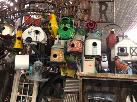 Birdhouses at Red's in Galena (J Jacobs photo)