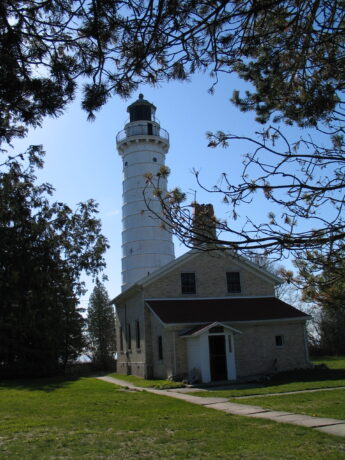 Visit a lighthouse in Door County (Phot by Jodie Jacobs