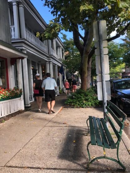 Saugatuck, MI is made for strolling, popping into shops and taking a break for coffee, tea and ice cream. Photos by Jodie Jacobs)