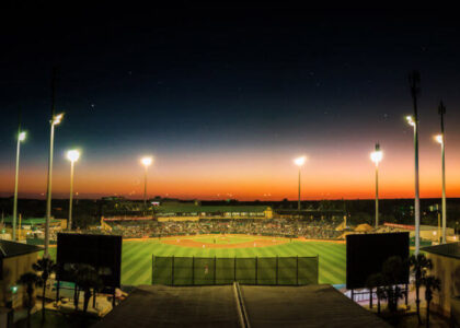 Roger Dean Stadium on Jupiter Island, FL (Photo courtesy of the RD Stadium).